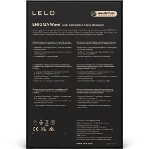 Enigma Wave Dreifach-Vibrationsmassagegerät Schwarz von Lelo
