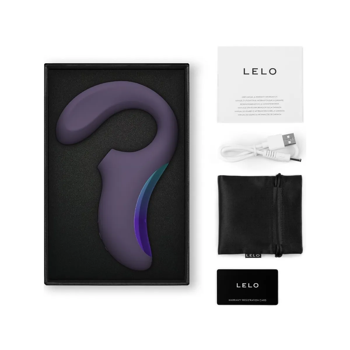 Enigma Wave Dreifach-Vibrationsmassagegerät Cyber Purple von Lelo | Fesselliebe.de