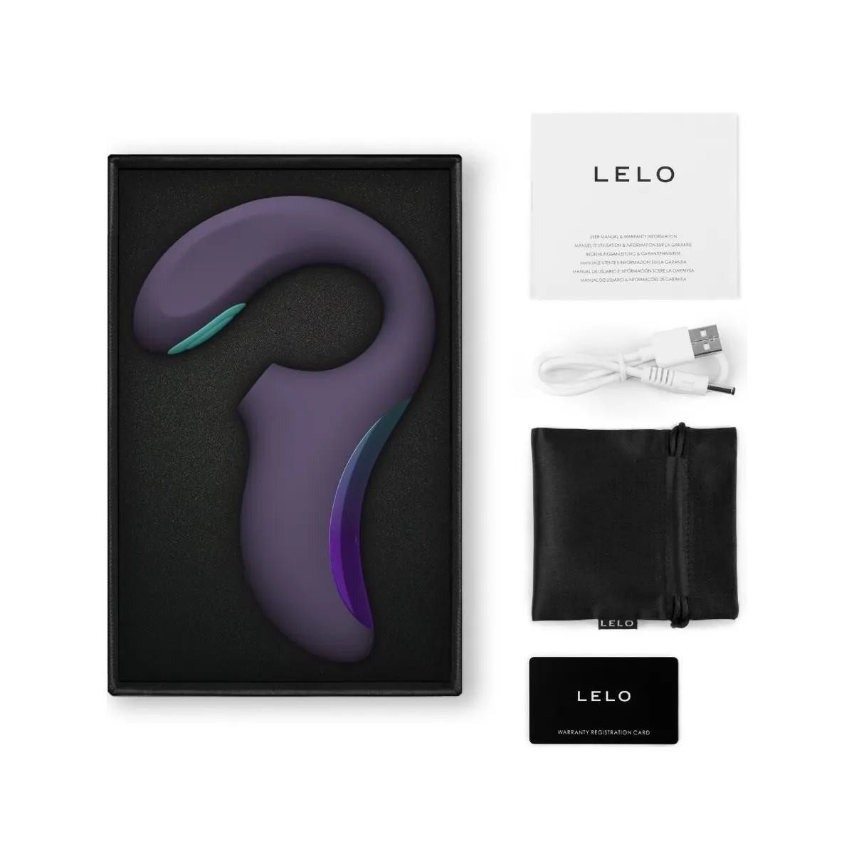 Enigma Doppel-Schallvibrator Point G Cyber Purple von Lelo | Fesselliebe.de