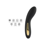 Schwarzer Vibrator mit Leuchtendem Licht von Toyjoy | Fesselliebe.de