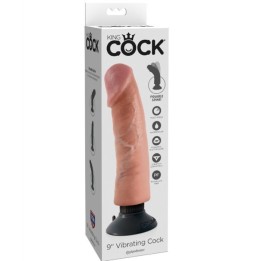 Vibratordildo 23 cm natürlich von King Cock | Fesselliebe.de