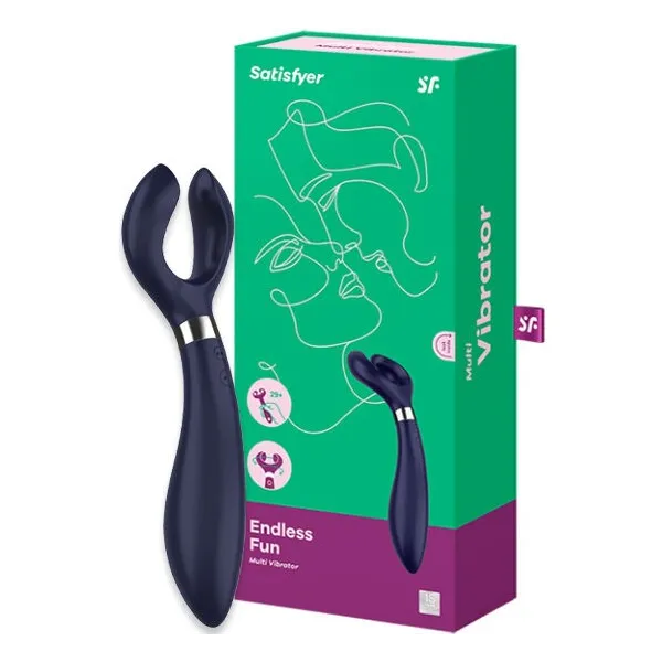 Endless Fun Multi Vibrator 3 Blau von Satisfyer Partner | Fesselliebe.de