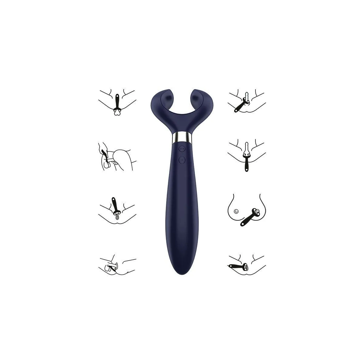Endless Fun Multi Vibrator 3 Blau von Satisfyer Partner | Fesselliebe.de