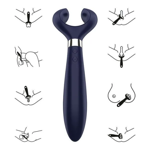 Endless Fun Multi Vibrator 3 Blau von Satisfyer Partner | Fesselliebe.de