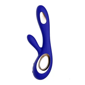 Soraya Wave Vibrator Rabbit Mitternachtblau von Lelo