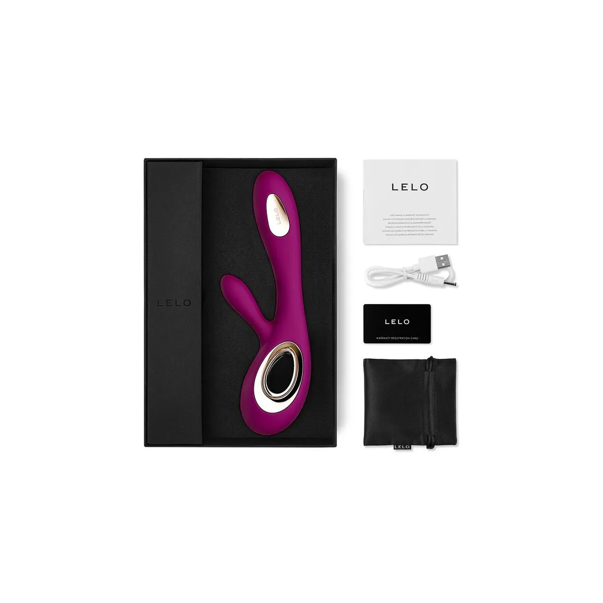 Soraya Wave Vibrator Rabbit Deep Rose von Lelo | Fesselliebe.de