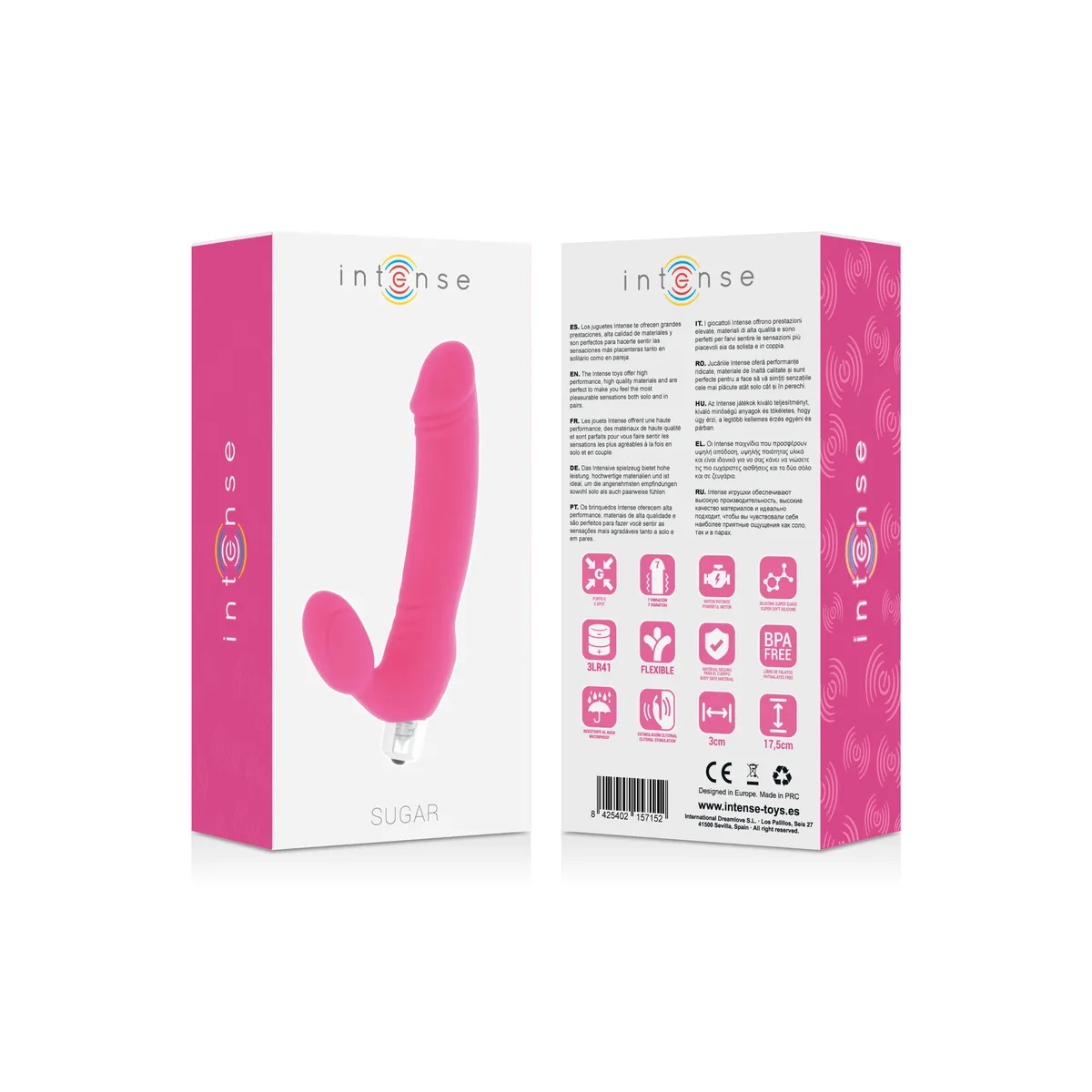 Zucker, Sieben Geschwindigkeiten, Silikon Fushsia von Intense Fun | Fesselliebe.de