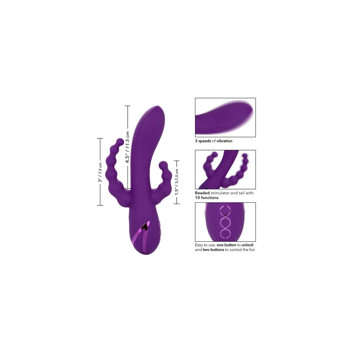 Long Beach Bootylicious Lila von Calexotics | Fesselliebe.de