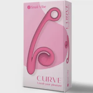 Kurvenvibrator Rosa von Snail Vibe