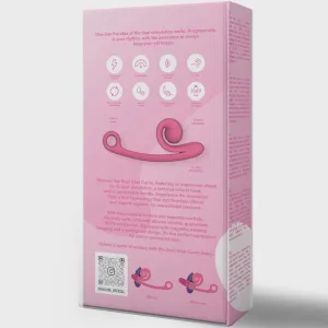 Kurvenvibrator Rosa von Snail Vibe