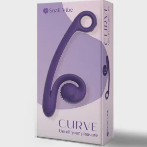Kurvenvibrator Lila von Snail Vibe
