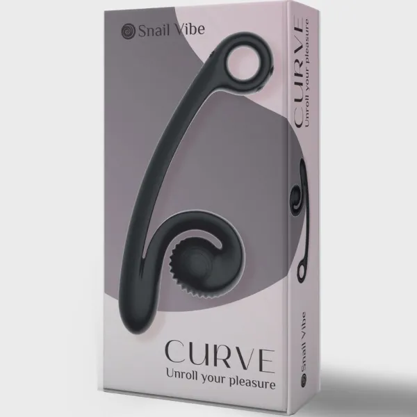 Curve Vibrator Schwarz von Snail Vibe | Fesselliebe.de