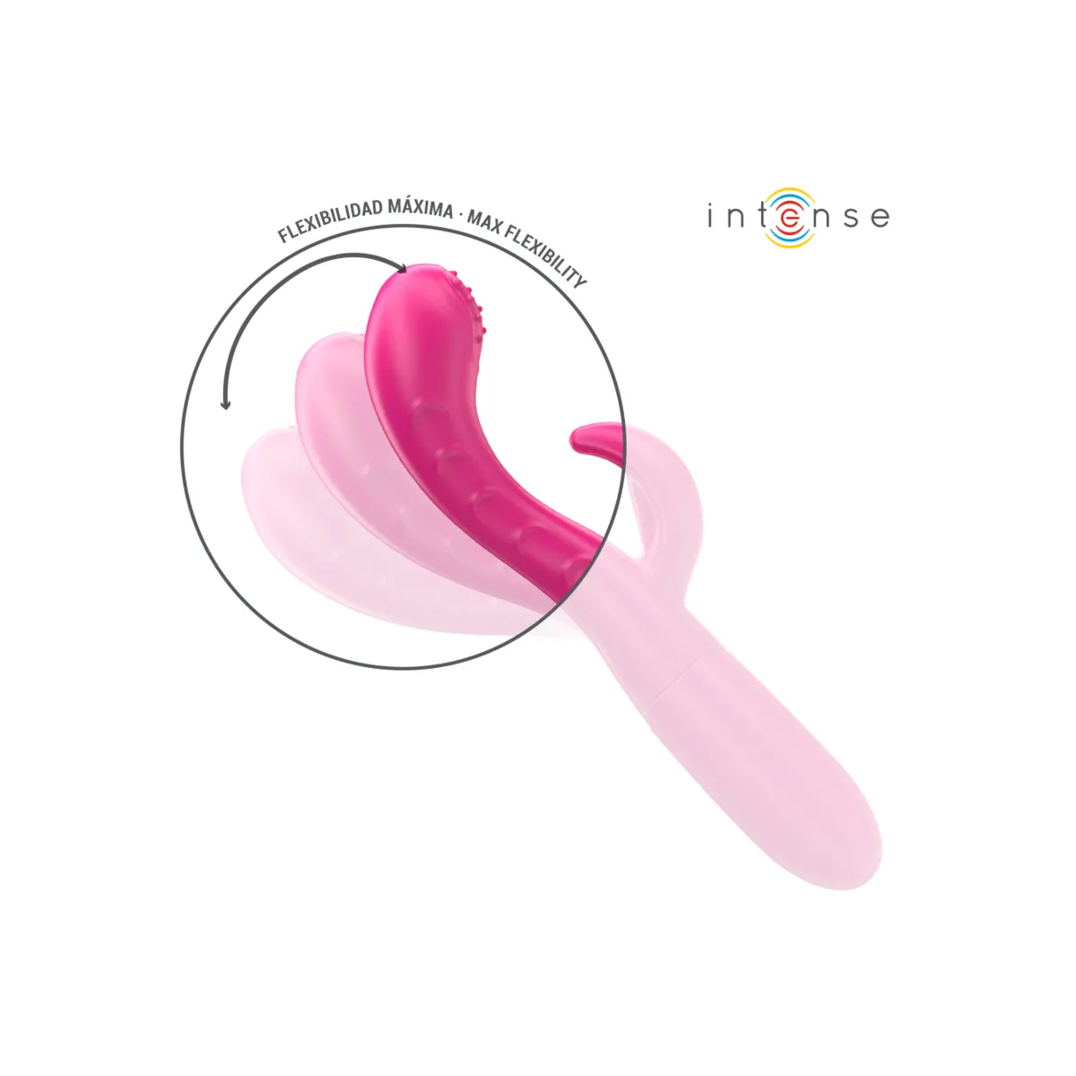 Amara Vibrator mit Stimulierender Zunge 10 Vibrationen Rosa von Intense Fun | Fesselliebe.de
