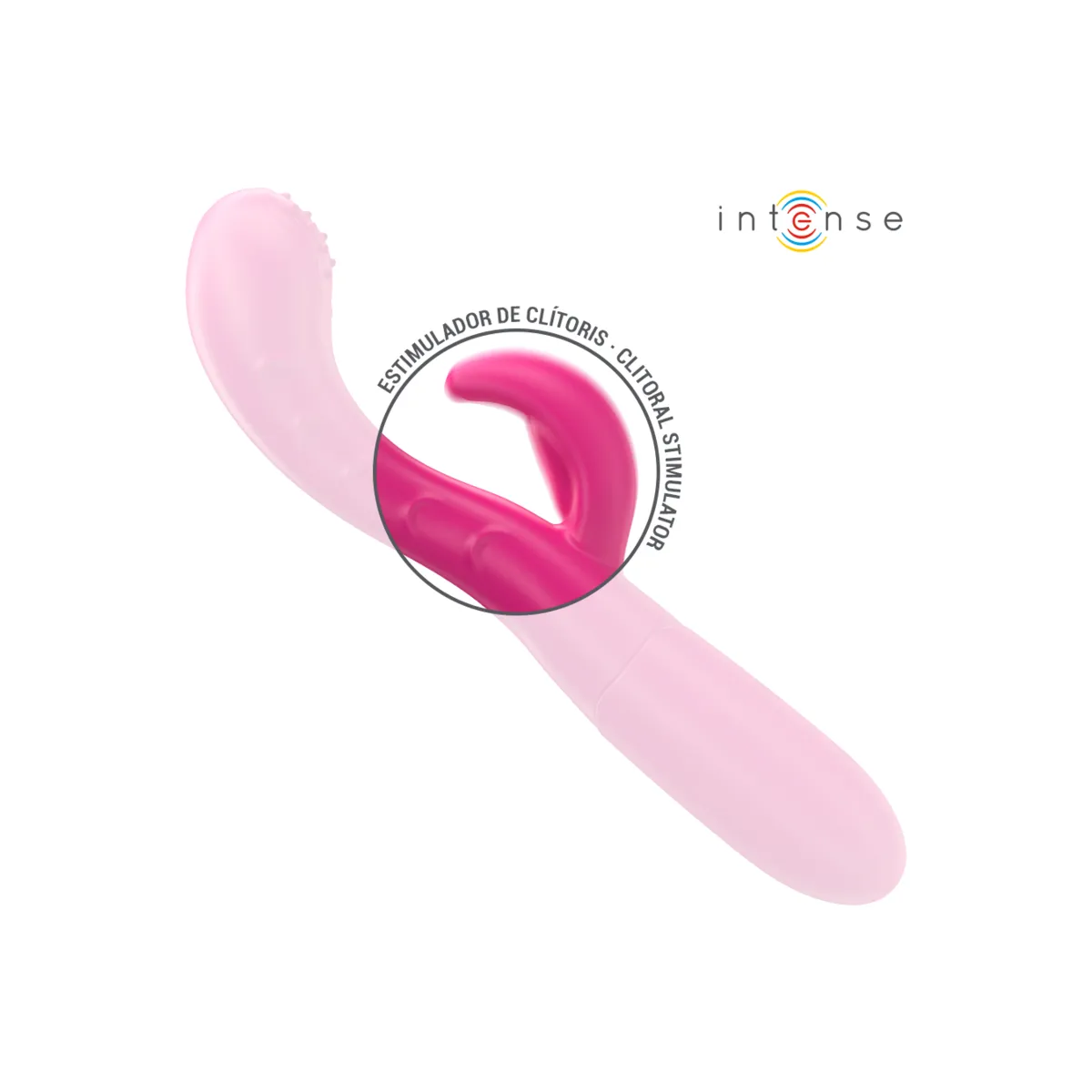 Amara Vibrator mit Stimulierender Zunge 10 Vibrationen Rosa von Intense Fun | Fesselliebe.de