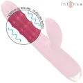 Chloe Multifunktionsvibrator 3 In 1 Rot von Intense Fun