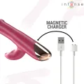 Chloe Multifunktionsvibrator 3 In 1 Rot von Intense Fun