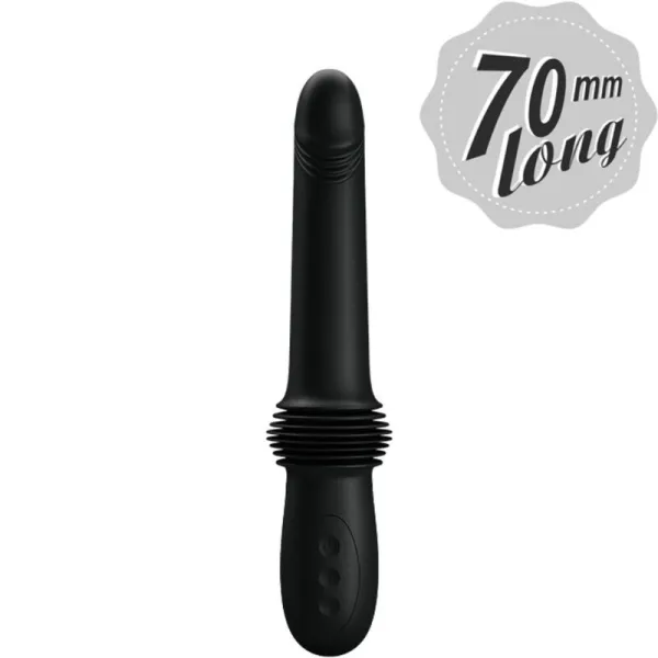 Pazuzu Vibrator 3 Stossmodi Schwarz von Pretty Love | Fesselliebe.de