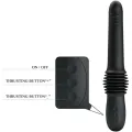 Pazuzu Vibrator 3 Stossmodi Schwarz von Pretty Love