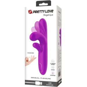 Angelique Multifunktionsvibrator + Klitorisstimulator Lila von Pretty Love