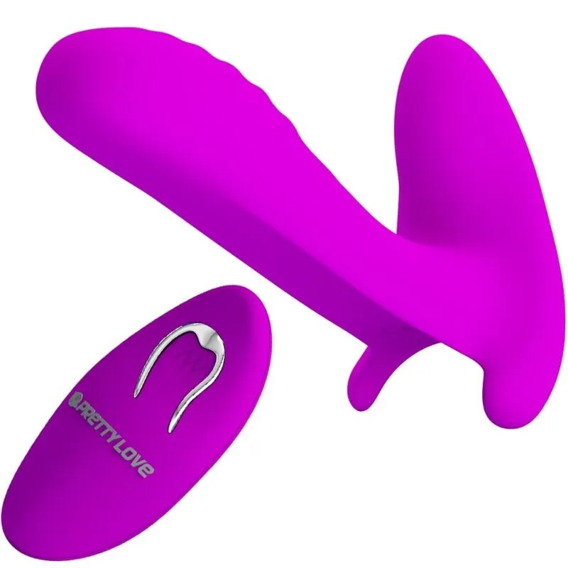 Massager & Vibrator 12 Vibrationen mit Fernbedienung Lila von Pretty Love | Fesselliebe.de