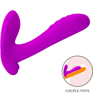 Massager & Vibrator 12 Vibrationen mit Fernbedienung Lila von Pretty Love