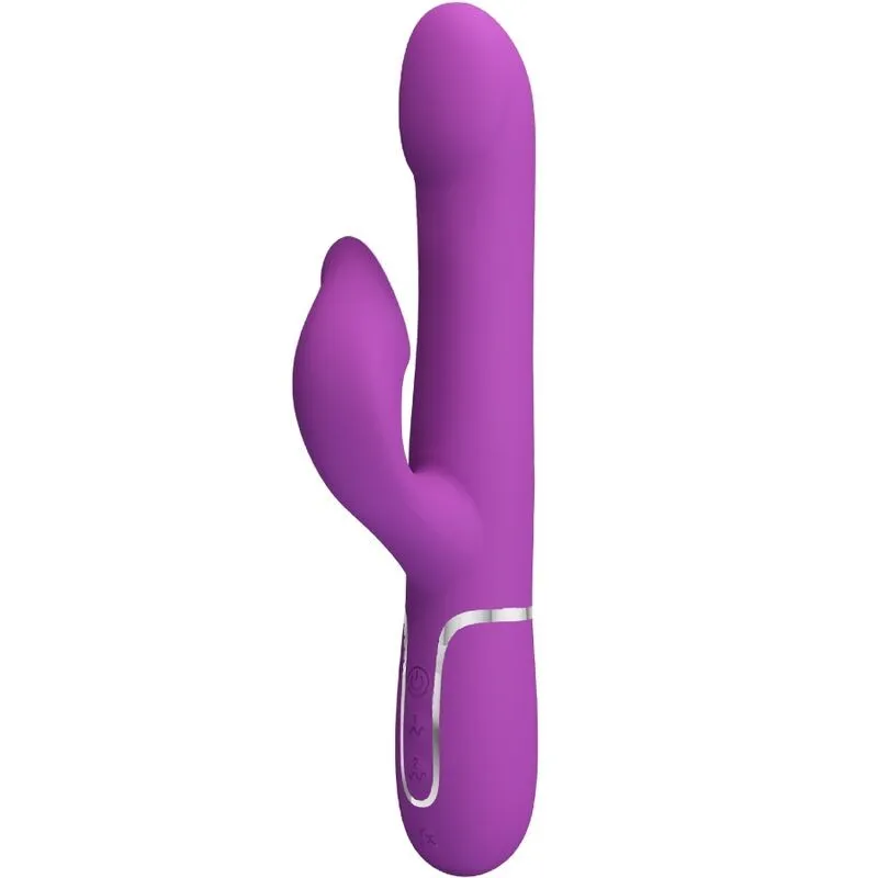 4 In 1 Multifunktionsvibrator & Stimulator Lila von Pretty Love | Fesselliebe.de