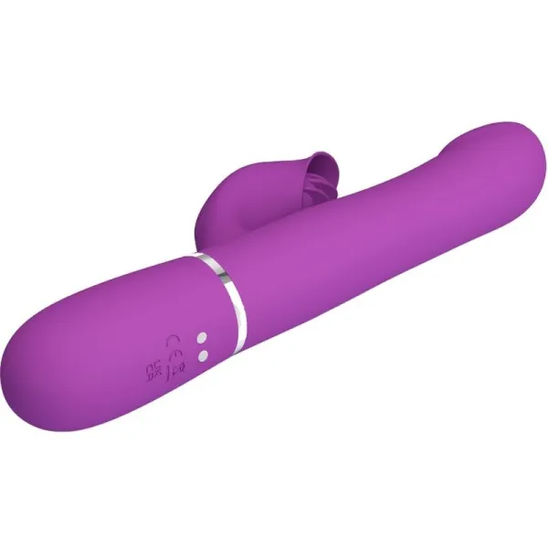 4 In 1 Multifunktionsvibrator & Stimulator Lila von Pretty Love | Fesselliebe.de