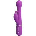 Dejon 3 In 1 Multifunktions-Rabbit-Vibrator Lila von Pretty Love