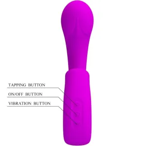 Sibel Sibel G-Spot Vibrator + Klitoris-Stimulator 10 Vibrationen Lila von Pretty Love