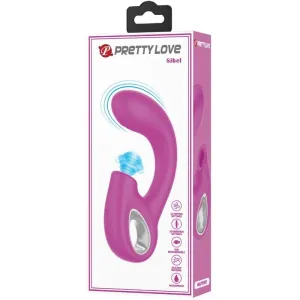 Sibel Sibel G-Spot Vibrator + Klitoris-Stimulator 10 Vibrationen Lila von Pretty Love