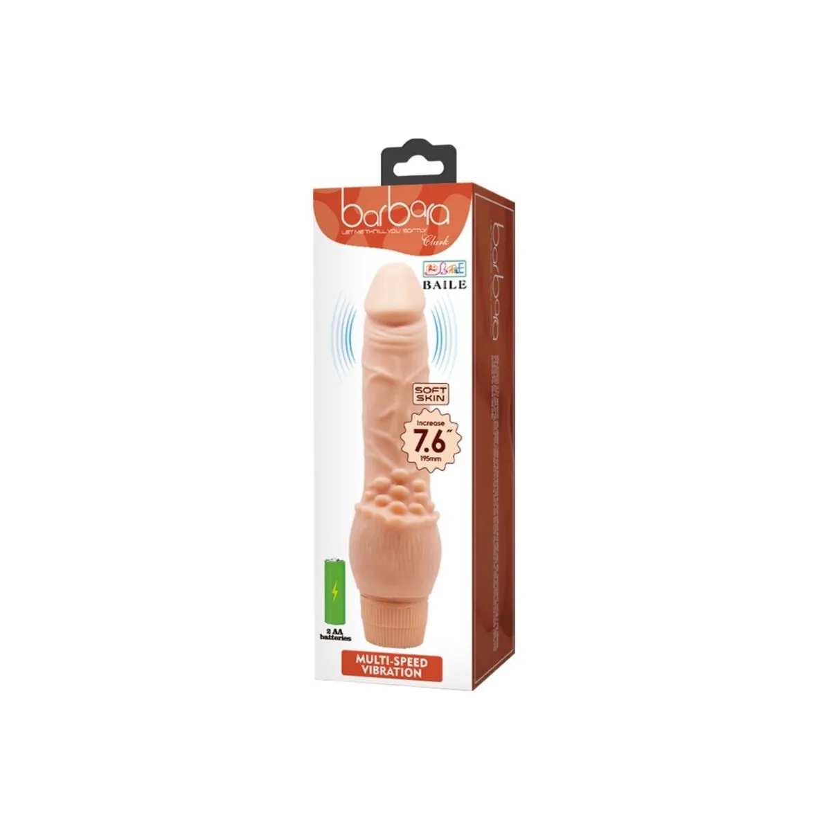 Barbara Realistischer Vibrator 19,5 cm Haut von Baile | Fesselliebe.de