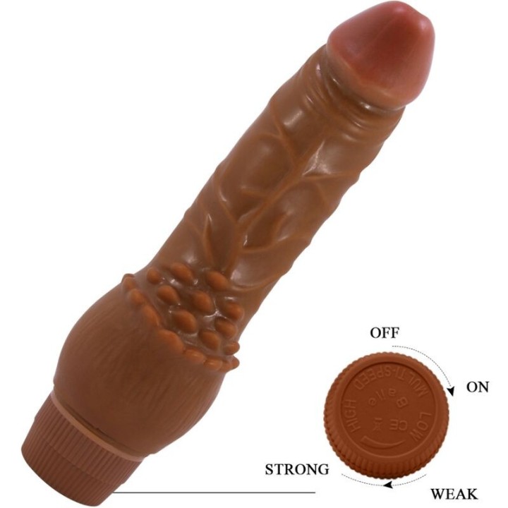 Barbara Realistischer Vibrator 19,5 cm Mulatte von Baile | Fesselliebe.de