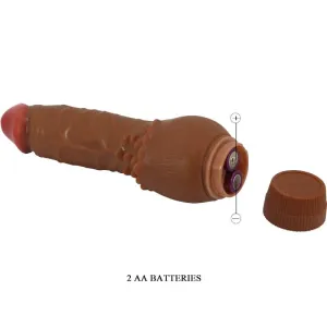 Barbara Realistischer Vibrator 19,5 cm Mulatte von Baile
