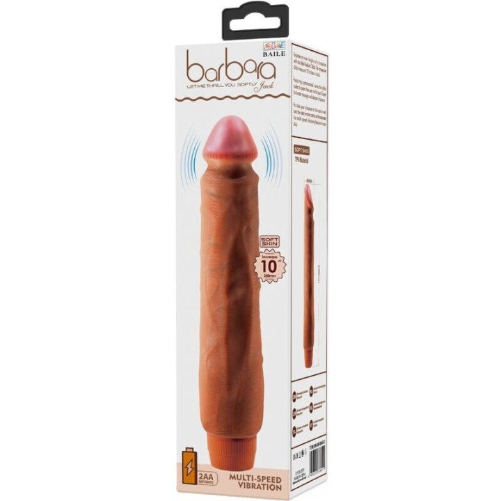 Jack Realistischer Vibrator 26 cm Mulatte von Baile | Fesselliebe.de