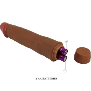 Zwerg Realistischer Vibrator 21 cm Mulatte von Baile