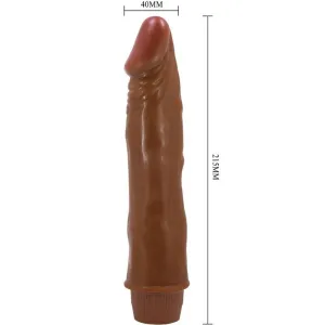 Zwerg Realistischer Vibrator 21 cm Mulatte von Baile