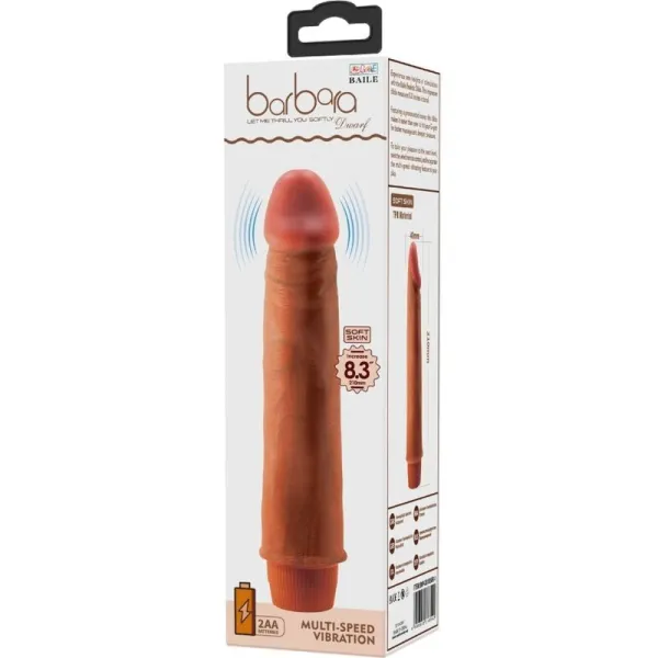 Zwerg Realistischer Vibrator 21 cm Mulatte von Baile | Fesselliebe.de