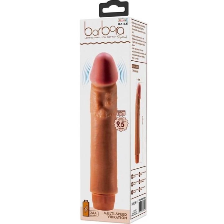 Dybbuk Realistischer Vibrator 24 cm Mulatte von Baile | Fesselliebe.de