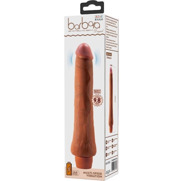 Dryad Realistischer Vibrator 25 cm Mulatte von Baile | Fesselliebe.de
