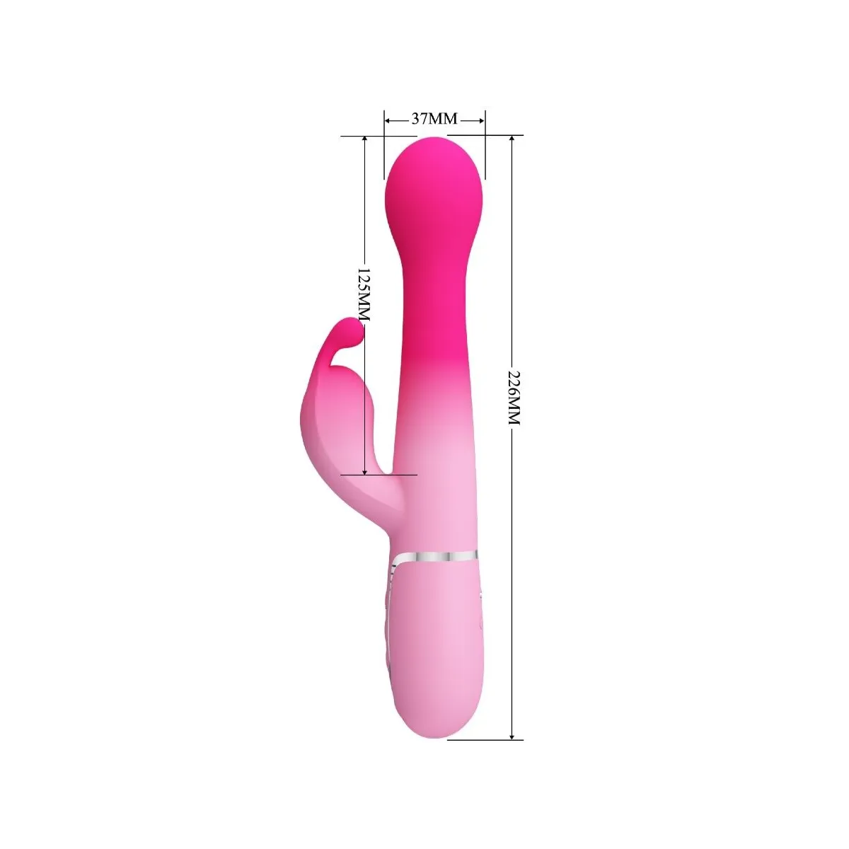 Dejon 3 In 1 Multifunktions-Rabbit-Vibrator Rosa von Pretty Love | Fesselliebe.de