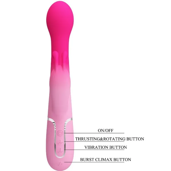 Dejon 3 In 1 Multifunktions-Rabbit-Vibrator Rosa von Pretty Love | Fesselliebe.de