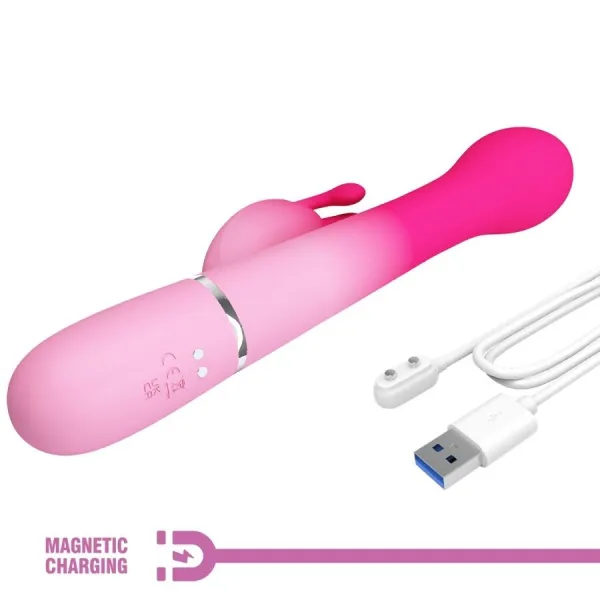 Dejon 3 In 1 Multifunktions-Rabbit-Vibrator Rosa von Pretty Love | Fesselliebe.de