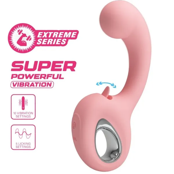 Erynnyes G-Spot Vibrator + Klitoris-Stimulator 10 Vibrationen Rosa von Pretty Love Smart | Fesselliebe.de