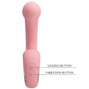 Erynnyes G-Spot Vibrator + Klitoris-Stimulator 10 Vibrationen Rosa von Pretty Love Smart