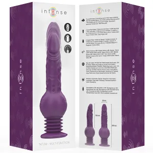 Tatum Multifunktionsvibrator mit Auf- und Abvibration 24 cm Lila von Intense Fun