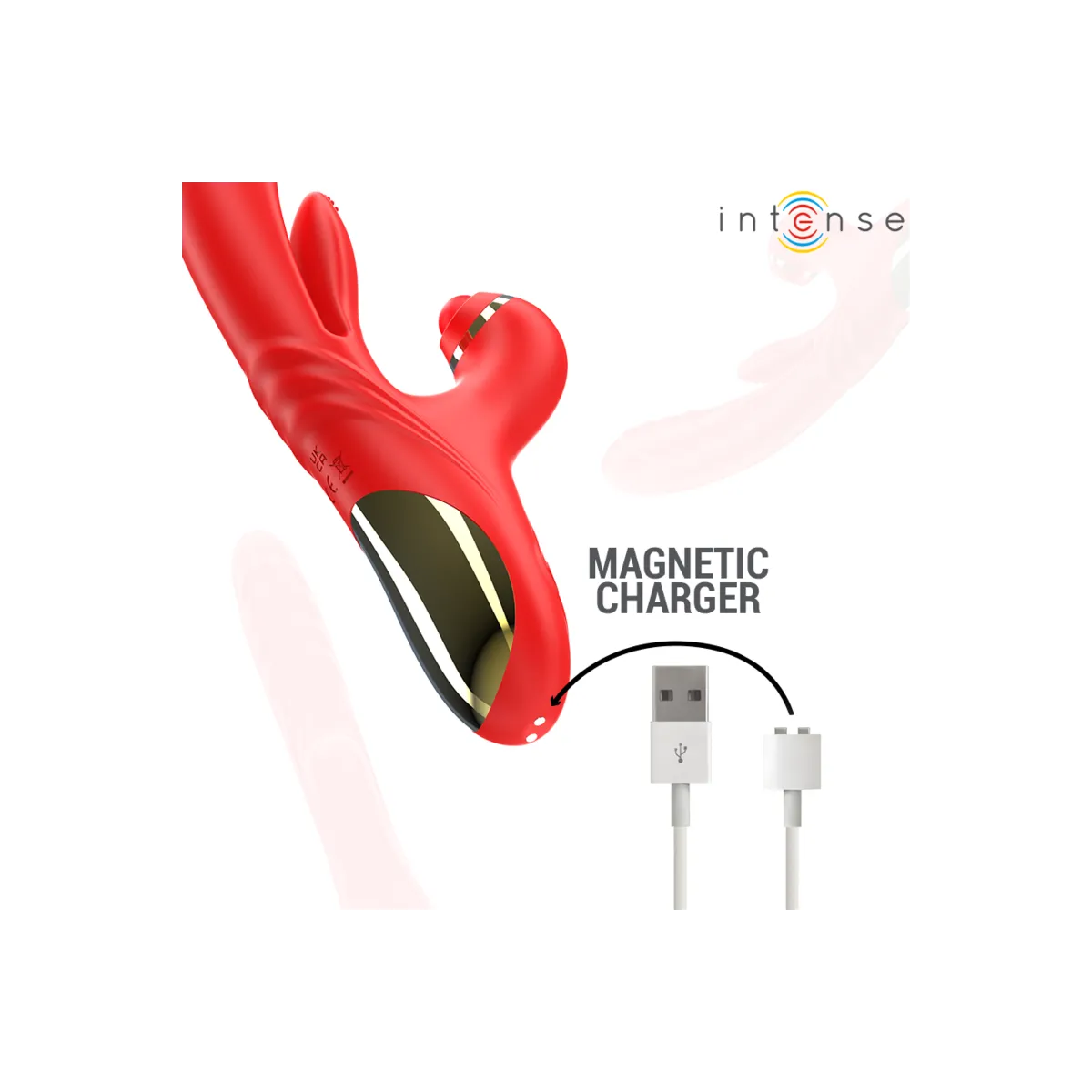 Rosalia Multifunktionsvibrator 3 In 1 Rot von Intense Fun | Fesselliebe.de