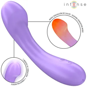 Becky Vibrator 19 cm Heizbar 7 Vibrationen Lila von Intense Fun