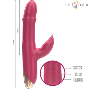 Chloe Multifunktionsvibrator 3 In 1 Rot von Intense Fun