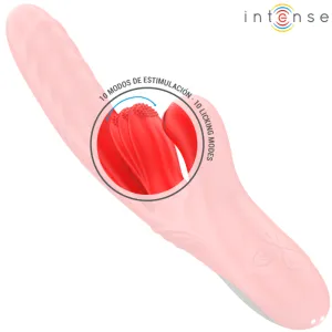 Karol Multifunktionsvibrator Stoss & Stimulation & Stimulierende Wellen Rot von Intense Fun