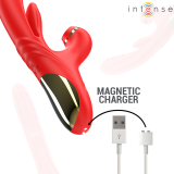 Karol Multifunktionsvibrator Stoss & Stimulation & Stimulierende Wellen Rot von Intense Fun | Fesselliebe.de